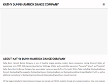 Tablet Screenshot of kdhdance.com